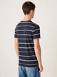 Мужская футболка LC Waikiki в полоску XL Синяя (LCW T-shirt -8391) - изображение 2