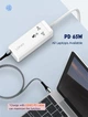 Сетевое зарядное устройство LDNIO SC1418 |2Type-C/2USB, 65W/5A, PD/QC4.0+| с розеткой и кабелем 2м. White - изображение 10