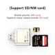 Кардридер для NM nano memory card c лотком + SDXC card - Серый - изображение 4