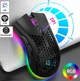 Беспроводная бесшумная игровая мышь BM600 2.4G с аккумулятором и подсветкой RGB Light - изображение 2