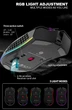 Беспроводная бесшумная игровая мышь BM600 2.4G с аккумулятором и подсветкой RGB Light - изображение 6