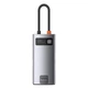 USB-хаб адаптер Baseus Metal Gleam Series 4в1 Multifunctional (Type-C, HDMI, USB 3.0, USB 2.0) - Серый - изображение 1