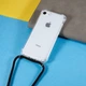 Силиконовый (TPU) чехол UniCase Carrying AirBag для iPhone SE 2 (2020) / iPhone 8 / iPhone 7 - Transparent - изображение 3
