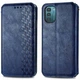 Чохол Deexe Rhombus Wallet для Nokia G21 / G11 - Blue - зображення 1