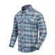 Рубашка Defender Mk2 PiLGrim Shirt Helikon-Tex Blue Plaid XXL Тактическая - изображение 1