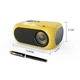 Портативний домашній мініпроєктор XIDU M24 з динаміком, (yellow) з перехідником для WiFi в комплекті - зображення 3