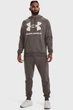 Мужское коричневое худи UA Rival Fleece Big Logo HD Under Armour 3XL 1357093-176 - изображение 2
