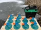 Набор зимних жерлиц BratFishing 10шт + ящик 35см на 40см Зеленый - изображение 2