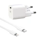Сетевое зарядное (СЗУ) XO 2в1 Lightning PD/20W (CE01) белый - изображение 1