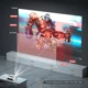 Мультимедійний портативний Full HD LED проектор з динаміком AAO YG430 White 240х181х91 мм - зображення 6