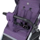 Прогулянковий візок El Camino ME 1095 SIENA Violet, сталева рама, навантаження 15кг - зображення 4