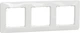 Рамка 3-постовая Schneider Electric Sedna Design Белая (SDD311803) - изображение 2