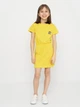 Детское летнее платье для девочки Coccodrillo Everyday Girl WC2129201EVG-026 116 см Желтое (5904705750145) - изображение 1