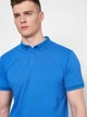 Поло длинное мужское Joma Bali II 100748.700 М Синее (9996999345103) - изображение 4