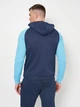 Спортивная кофта мужская Joma Academy Iv 101967.342 L Темно-сине-бирюзовая (8424309452544) - изображение 2