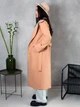 Пальто осеннее длинное женское ISSA PLUS 13540 L Бежевое (issa2007682338030) - изображение 2