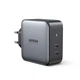 Двойное зарядное устройство UGREEN Nexode 100 Вт GaN II Tech USB C, зарядное устройство USB C, адаптер питания USB C. Совместимо с MacBook Pro/Air, iPad Pro/Air/Mini, iPhone 14/13/12, Galaxy S22, Lenovo, ASUS - изображение 1