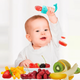 Силіконовий ніблер Feeder and Teether – дитяча годівниця та прорізувач 2 в 1 (бірюзовий) - зображення 6