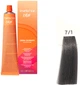 Крем-краска для волос Inebrya Color Linseed Oil and Aloe Vera 7/1 Blonde Ash 100 мл (8033219162223) - изображение 1