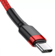 Кабель для зарядки Baseus CATKLF-AL91 Cafule 100W Type-C to Type-C, 2м red/black - изображение 4