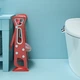 Накладка на унітаз з драбинкою та м'яким сидінням Color Songni, Red-White 8KS347 - зображення 6