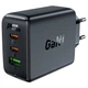 Мережевий зарядний пристрій Acefast GaN A41 2xUSB-C+USB-A 65W (Black) - зображення 1