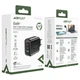 Мережевий зарядний пристрій Acefast GaN A41 2xUSB-C+USB-A 65W (Black) - зображення 5