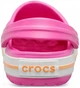 Детские сабо Crocs Kids' Crocband™ Clog 26 ярко-розовый/оранжевый 204537 - изображение 3