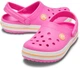 Детские сабо Crocs Kids' Crocband™ Clog 27 ярко-розовый/оранжевый 204537 - изображение 1