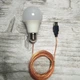 Лампочка с USB проводом Блискавка Ф-25 (5 Вт 3 м) - изображение 4