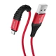 Кабель HOCO X38 Cool Charging Data Cable for Micro 1m. Red - зображення 1