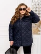 Стильна коротка куртка ST-Style 62429 54-56 Синя - изображение 1