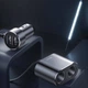 Автомобільний зарядний пристрій Baseus High Efficiency + прикурювач для сигарет (80 Вт, швидка зарядка, 2USB, прикурювач) - Чорний - зображення 7