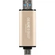 USB флеш накопитель Transcend 128GB JetFlash 930 Gold-Black USB 3.2/Type-C (TS128GJF930C) - изображение 7