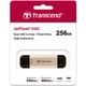 USB флеш накопитель Transcend 256GB JetFlash 930 Gold-Black USB 3.2/Type-C (TS256GJF930C) - изображение 8