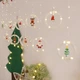 Светодиодная гирлянда-штора Кольца с фигурами 3 m*70cm Magnetik свет ламп Белый от USB - изображение 4