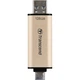 USB флеш накопитель Transcend 128GB JetFlash 930 Gold-Black USB 3.2/Type-C (TS128GJF930C) - изображение 5