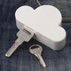 Ключница настенная UKC в форме облака 10×5.5 cm, White 1TR902 - изображение 8