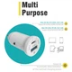 Автомобильное зарядное устройство Piko CC-302QP (2USB, 3A) White (1283126509896) - изображение 4
