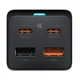 Сетевое зарядное устройство 4 выхода на 65W Baseus GaN3 Pro Desktop Powerstrip (2xType-C + 2xUSB + AC). Black - изображение 2