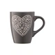 Чашка Ardesto Heart 330 мл Deep Grey (AR3467DGR) - изображение 4