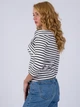 Блуза в полосу Vero Moda 317330502 L (82937L) Белый - изображение 2