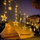 LED гирлянда новогодняя STAR цвет Теплый Белый 8 режимов от 220В - изображение 8