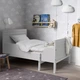 Ліжко розсувне IKEA SUNDVIK 80х200 см сіре (494.215.08) - зображення 2