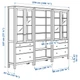 Книжкова шафа IKEA HEMNES 270x197 см червона морилка/світло-коричнева морилка (894.947.29) - изображение 6