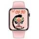 Смарт Часы Lemfo HW56 Plus 44mm Series 7 Голосовой вызов Беспроводная зарядка Pink - изображение 4
