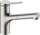 Смеситель-кран кухонный HANSGROHE Zesis сталь 74800800 с выдвижным изливом 2 режима - изображение 1