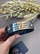 Подарунок Сину Браслет Шкіряний Betkhoven з Індивідуальним Гравіюванням з Регулюванням - зображення 1