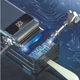 Мощный Power Bank Kamry 80000-t161 с индикатором и фонариком, 4хUSB, Type-C, Micro, Lightning, быстрая зарядка Черный - изображение 6