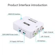 Переходник с HDMI на AV Usams Converter Mini видео адаптер Full HD для ноутбука конвертер на телевизор, монитор, проектор - изображение 8